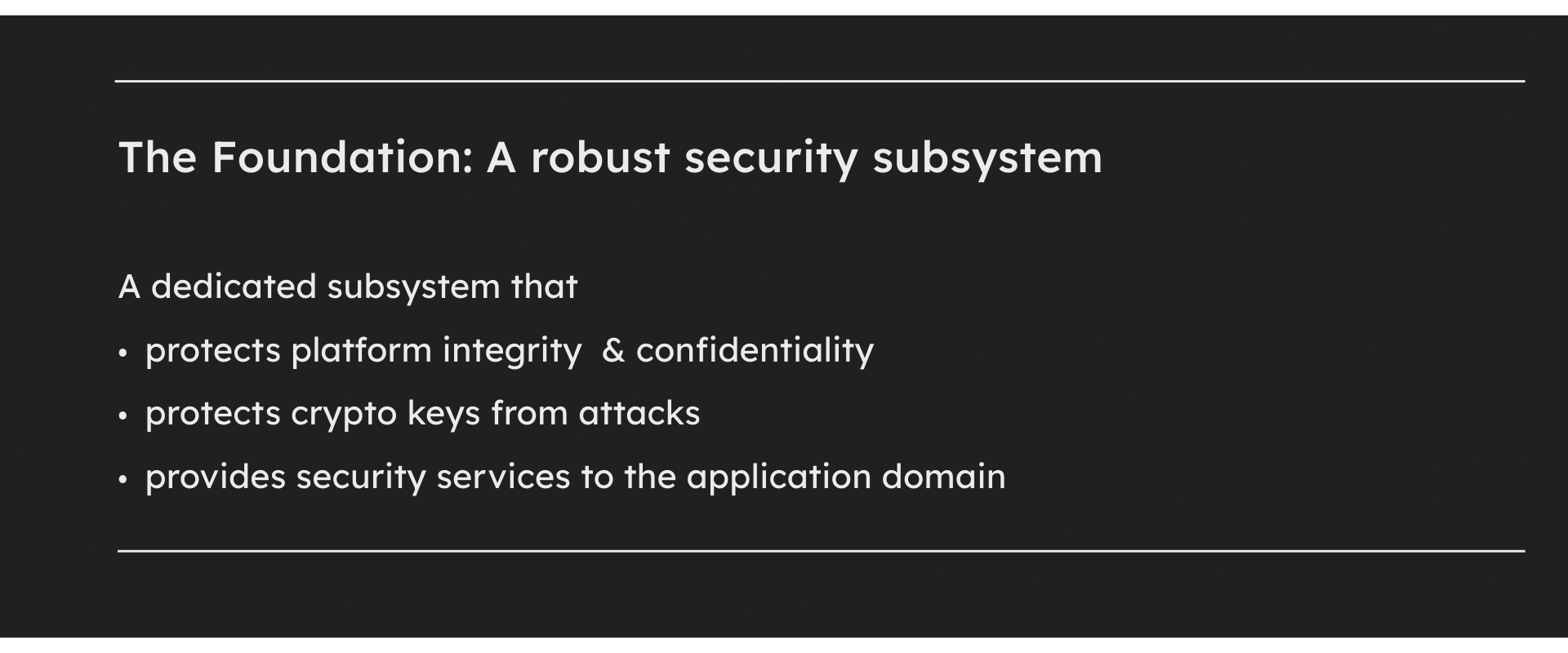 System-on-Chip-Security-Subsystem